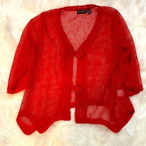 Red Nina Leonard cover up